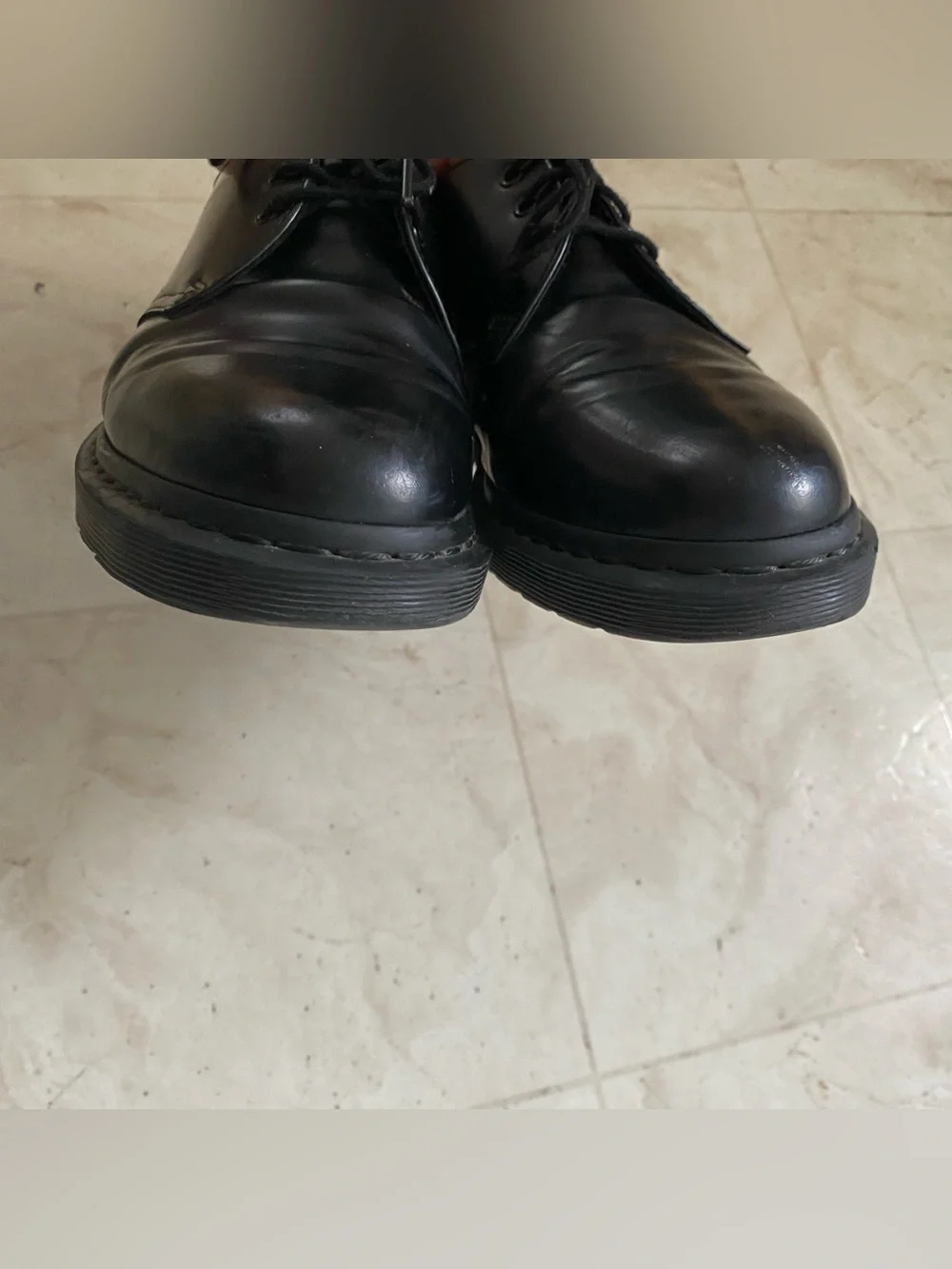 $160 Dr. Martens 1461 Mono Black Smooth Leather Lace-up Men's Oxford Derby Sz 9
